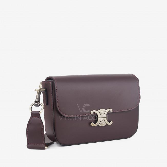 Сумка через плече (крос-боді) Virginia Conti бордова