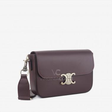 Сумка через плече (крос-боді) Virginia Conti бордова