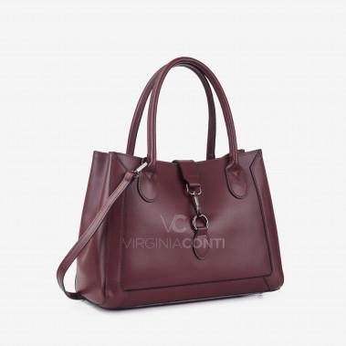Сумка Virginia Conti винного кольору
