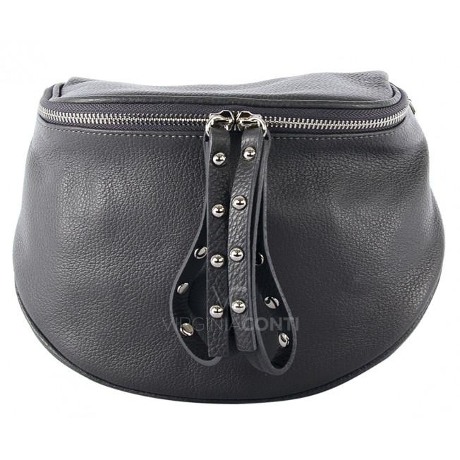Сумка через плече (крос-боді) Virginia Conti темно-сіра