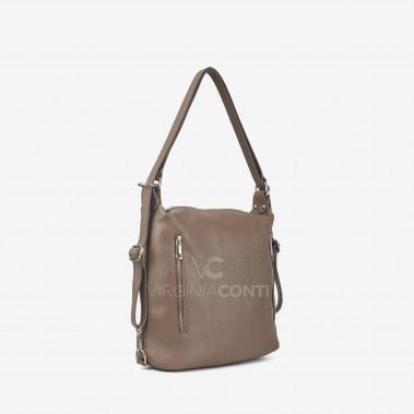 Сумка-рюкзак Virginia Conti кольору темний тауп