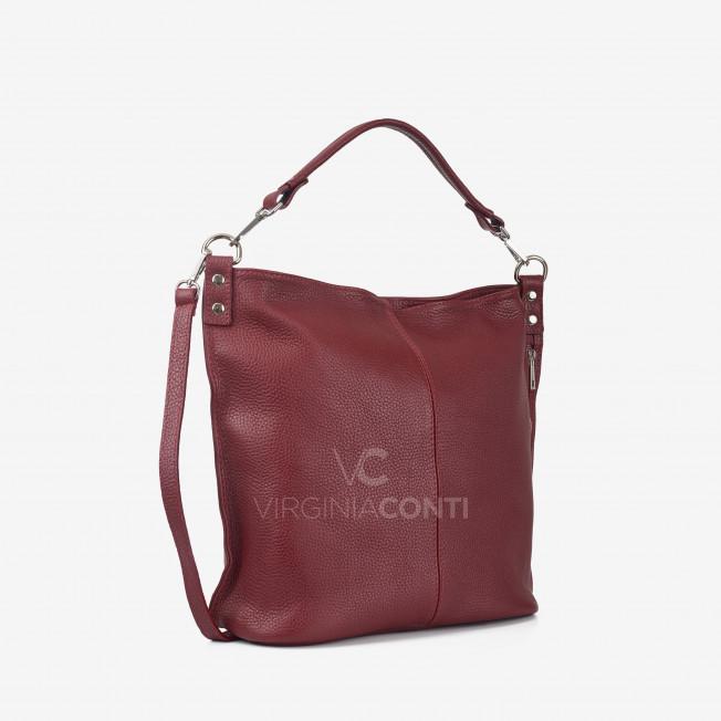 Сумка на плечо Virginia Conti темно-красная