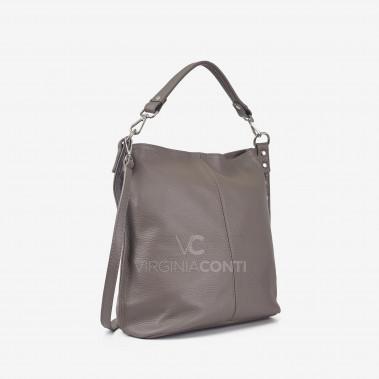 Сумка на плече Virginia Conti кольору сірий камінь