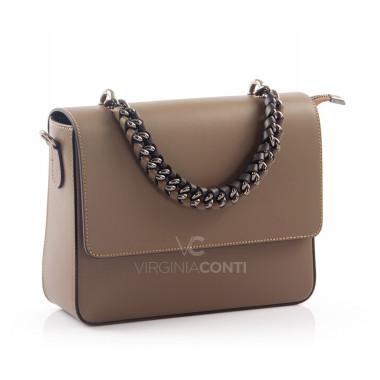 Сумка через плече (крос-боді) Virginia Conti кольору темний тауп