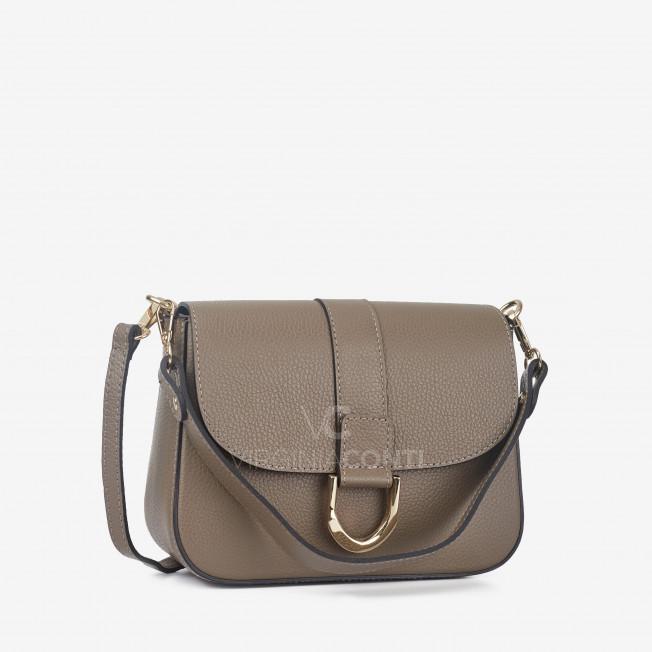 Сумка через плече (крос-боді) Virginia Conti кольору темний тауп