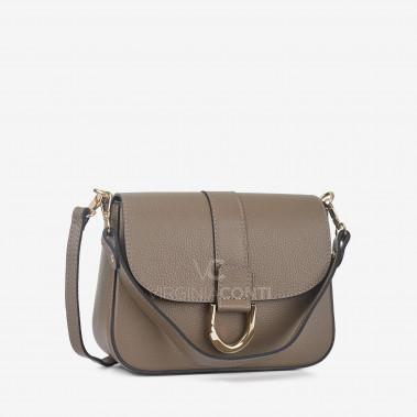 Сумка через плече (крос-боді) Virginia Conti кольору темний тауп