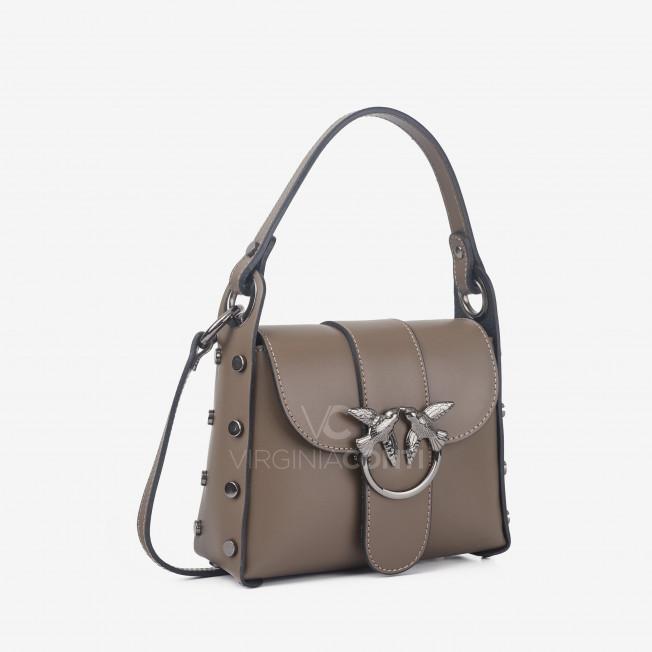 Сумка через плече (крос-боді) Virginia Conti кольору темний тауп