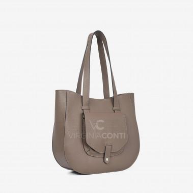 Сумка на плече Virginia Conti кольору темний тауп