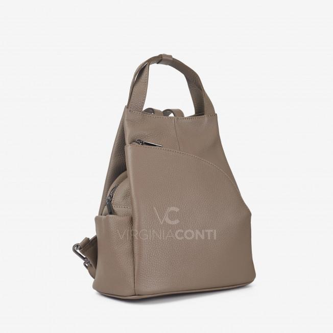 Сумка-рюкзак Virginia Conti кольору темний тауп