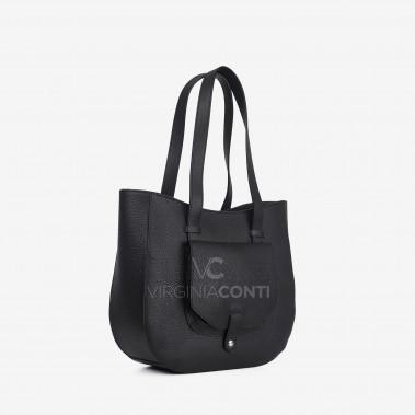 Сумка на плече Virginia Conti чорна