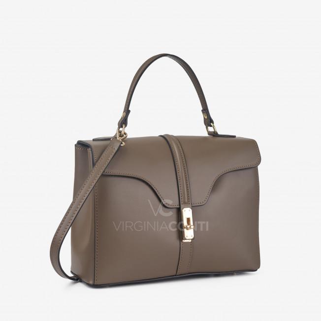 Сумка Virginia Conti кольору темний тауп
