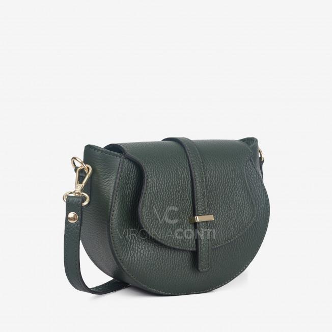 Сумка через плече (крос-боді) Virginia Conti темно-зелена