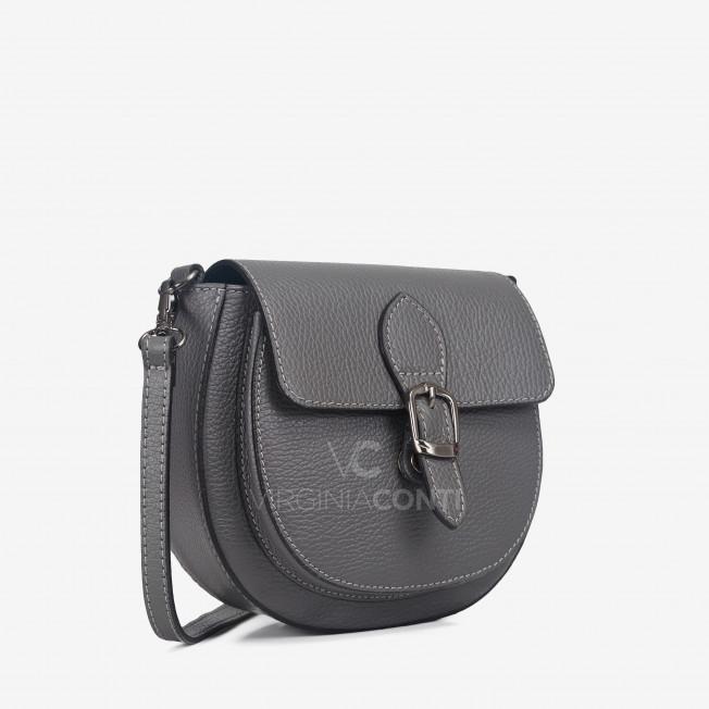 Сумка через плече (крос-боді) Virginia Conti темно-сіра