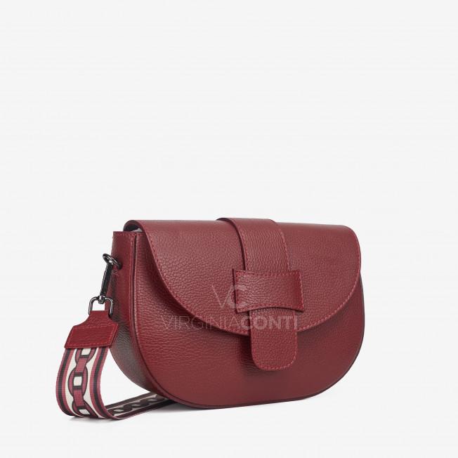 Сумка через плече (крос-боді) Virginia Conti темно-червона