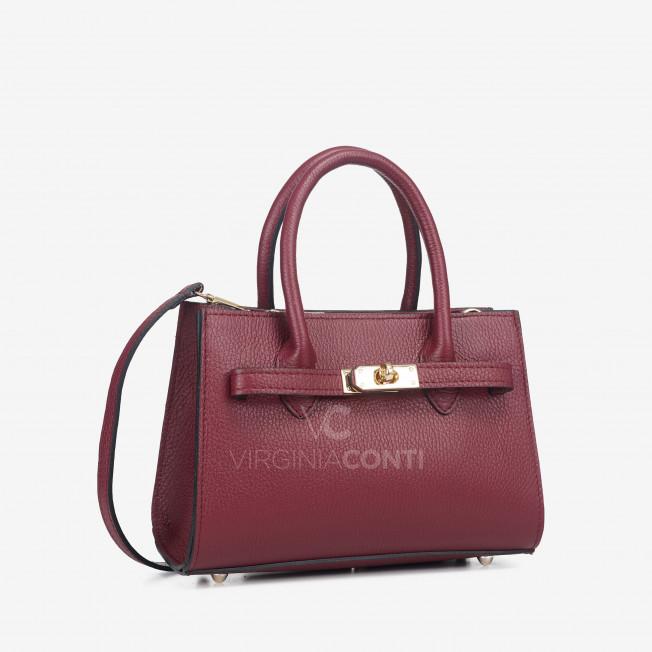 Сумка Virginia Conti винного кольору