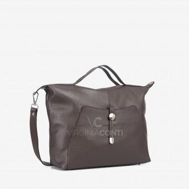 Шоппер Virginia Conti кольору шоколад