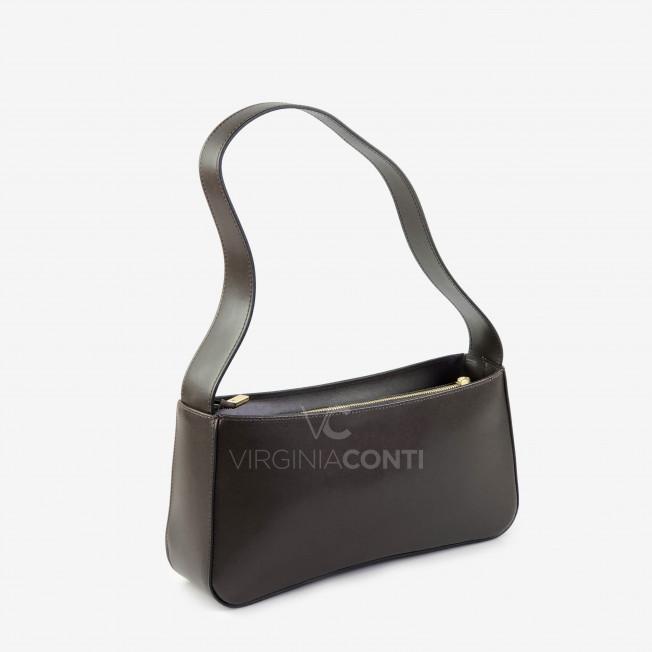 Сумка на плече Virginia Conti кольору шоколад