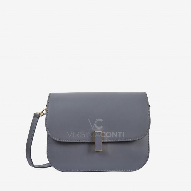 Сумка через плече (крос-боді) Virginia Conti темно-сіра