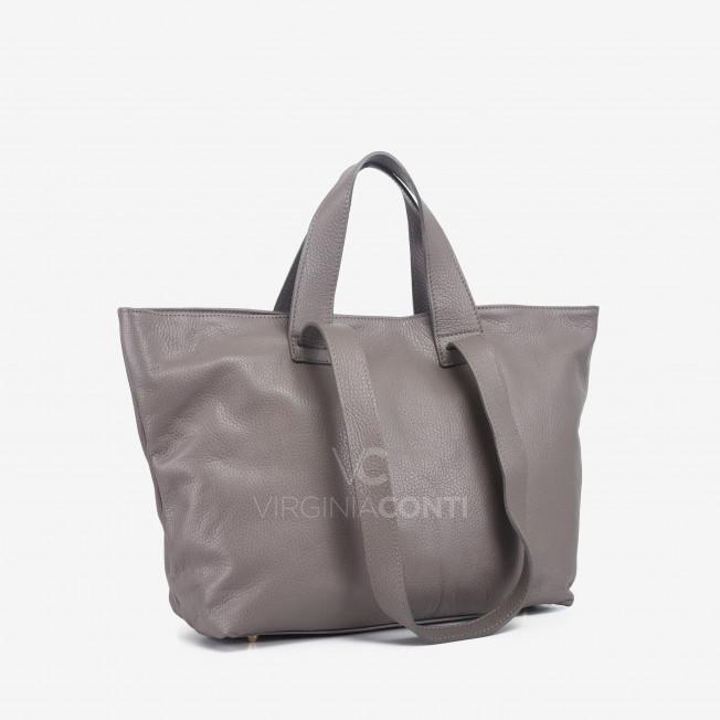 Сумка Virginia Conti цвета серый камень на 2 отделения