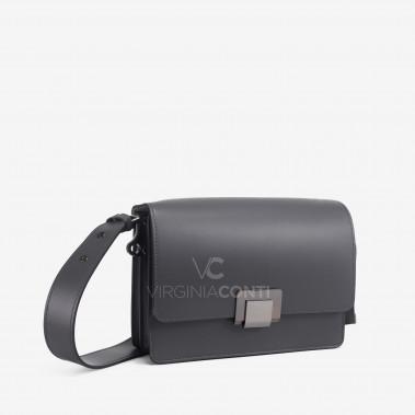 Сумка через плече (крос-боді) Virginia Conti кольору графіт