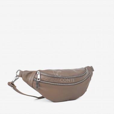 Поясна сумка (Сумка-банан) Virginia Conti кольору темний тауп