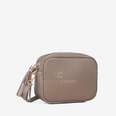 Сумка через плече (крос-боді) Virginia Conti кольору темний тауп
