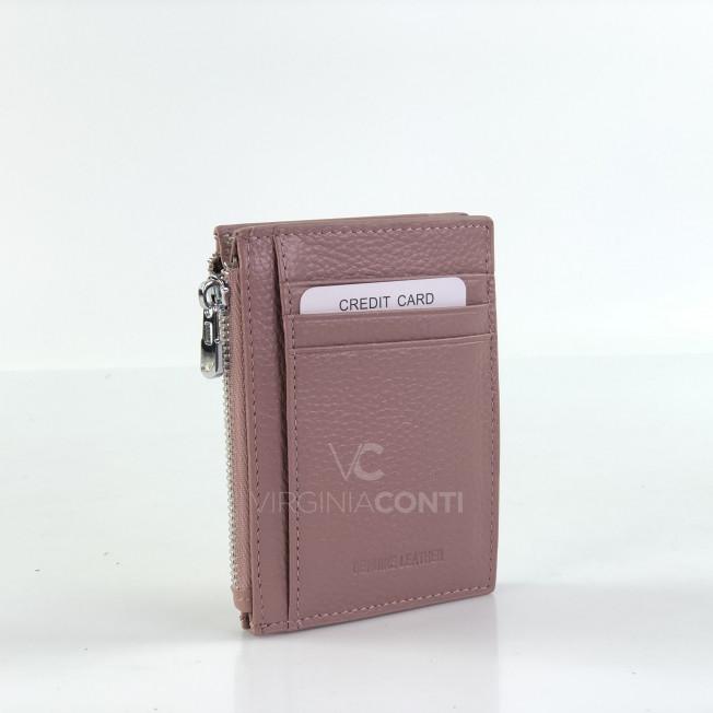 Кошелек - картхолдер Virginia Conti цвета пудры