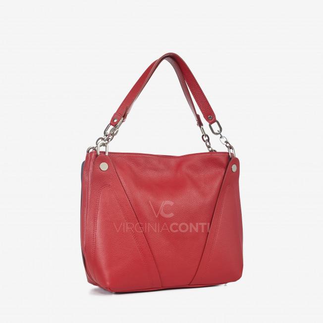 Сумка на плечо Virginia Conti рубинового цвета