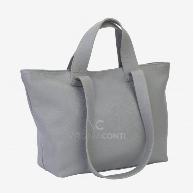 Шоппер Virginia Conti серый