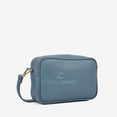 Сумка через плече (крос-боді) Virginia Conti Джинсового кольору