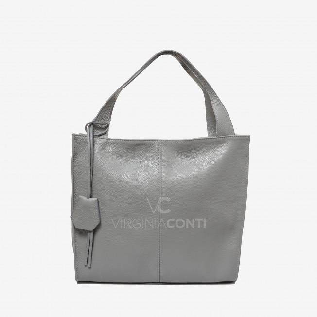 Шоппер Virginia Conti серый