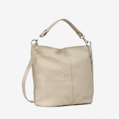Сумка на плечо Virginia Conti бежевая
