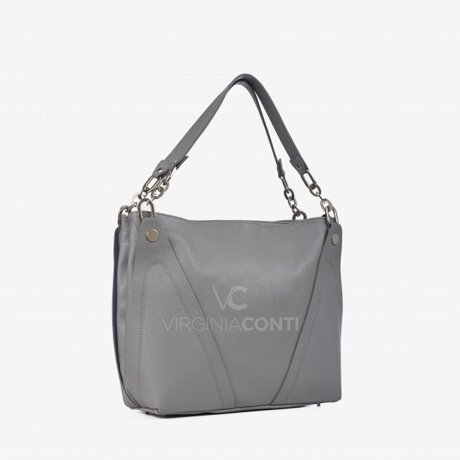 Сумка на плече Virginia Conti сіра