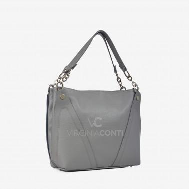 Сумка на плече Virginia Conti сіра