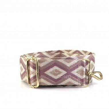 Ремінець для сумки темно-рожевий