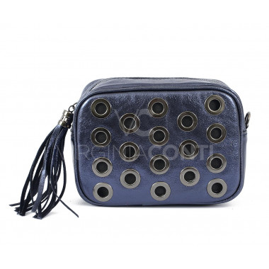 Клатч Virginia Conti цвета синий металлик