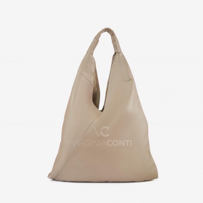 Шоппер Virginia Conti кольору світлий тауп