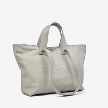 Сумка Virginia Conti светло-серая на 2 отделения