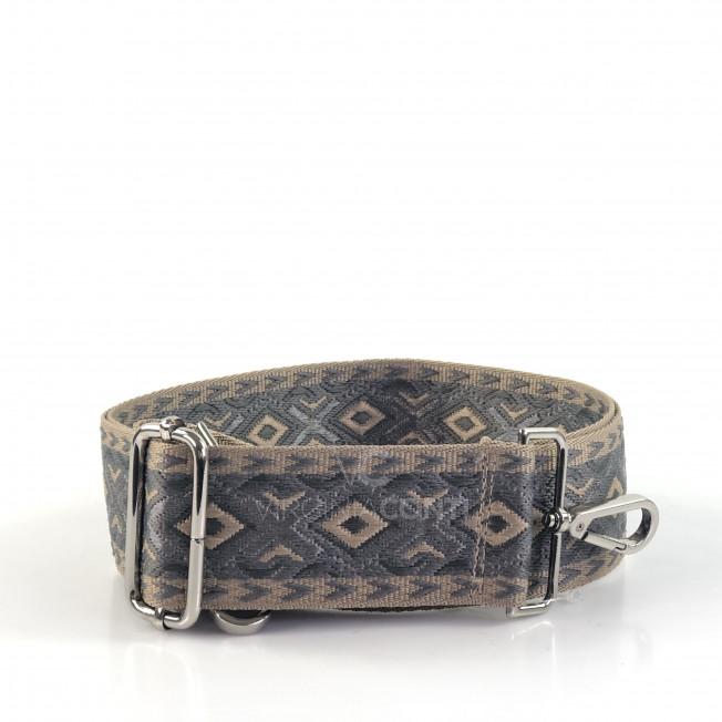 Ремешок для сумки темно-серый