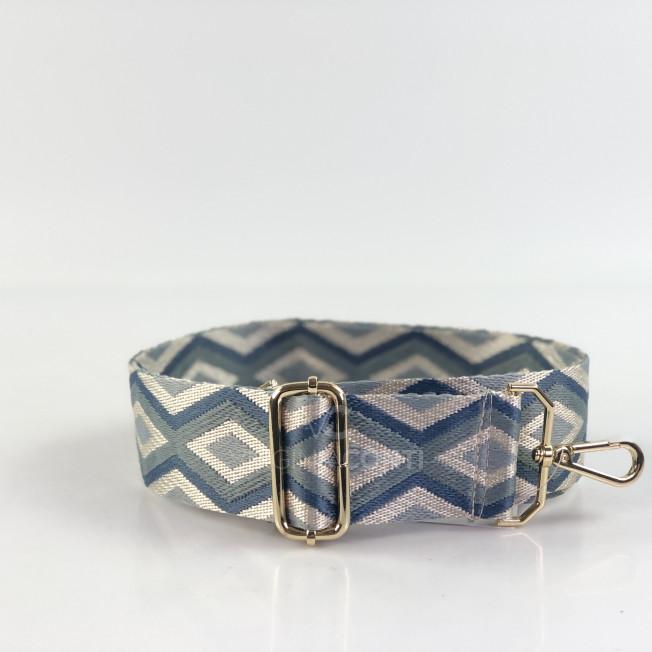 Ремінець для сумки синій