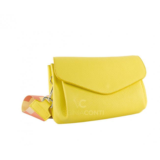 Сумка через плече (крос-боді) Virginia Conti лимонна