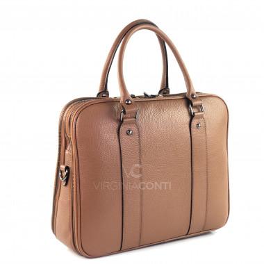 Сумка для ноутбука Virginia Conti темно-рыжая