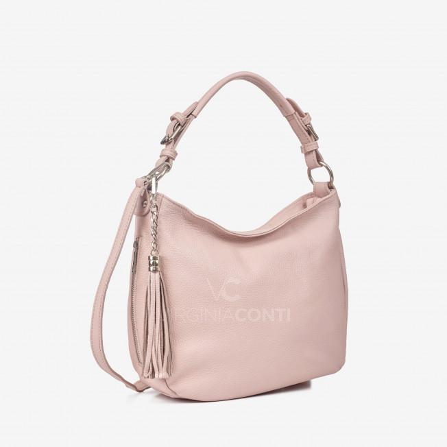 Сумка через плече (крос-боді) Virginia Conti кольору пиляста троянда