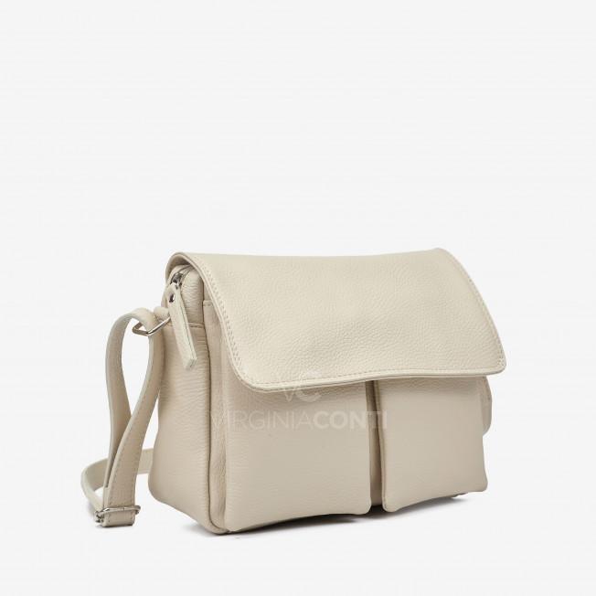 Сумка через плечо (кросс-боди) Virginia Conti бежевая