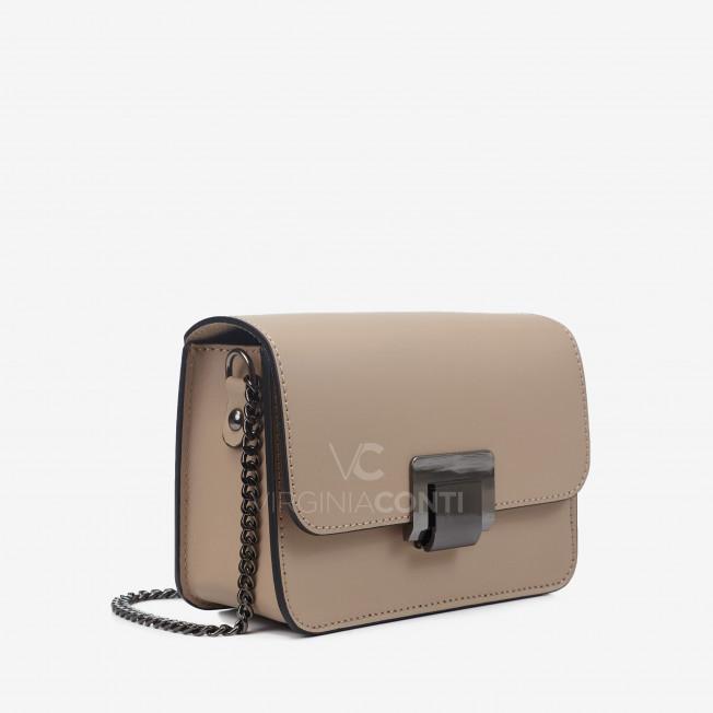 Сумка через плече (крос-боді) Virginia Conti кольору світлий тауп