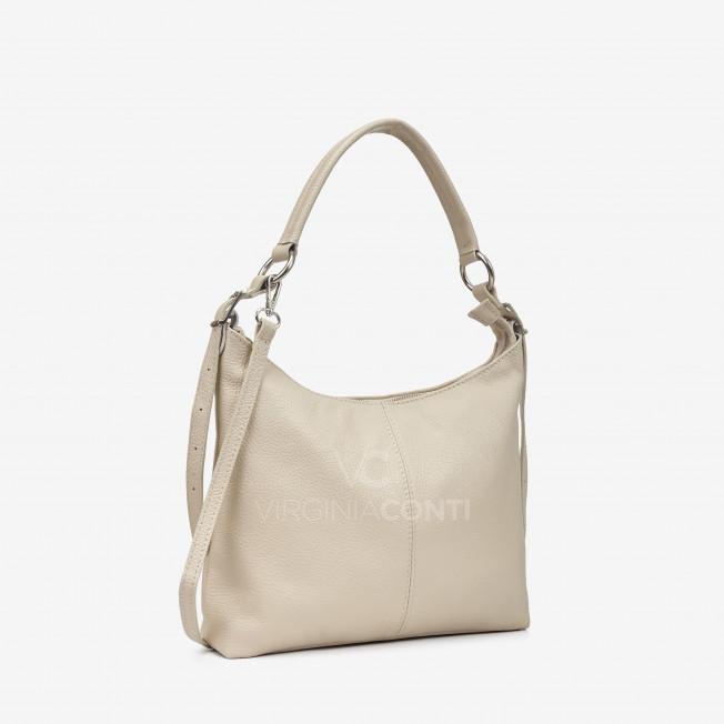 Сумка на плечо Virginia Conti бежевая