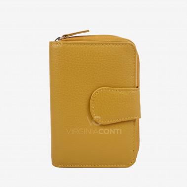 Кошелек - картхолдер Virginia Conti горчичный