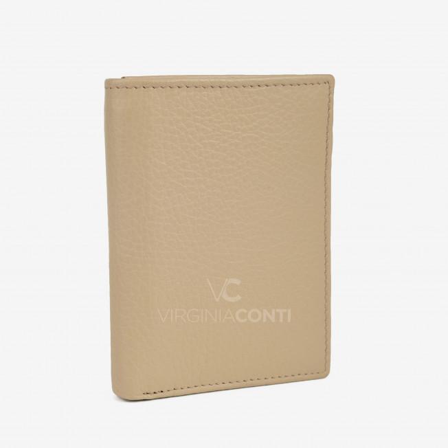 Кошелек - картхолдер Virginia Conti цвета светлый тауп