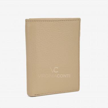 Кошелек - картхолдер Virginia Conti цвета светлый тауп