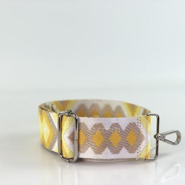 Ремінець для сумки жовтий